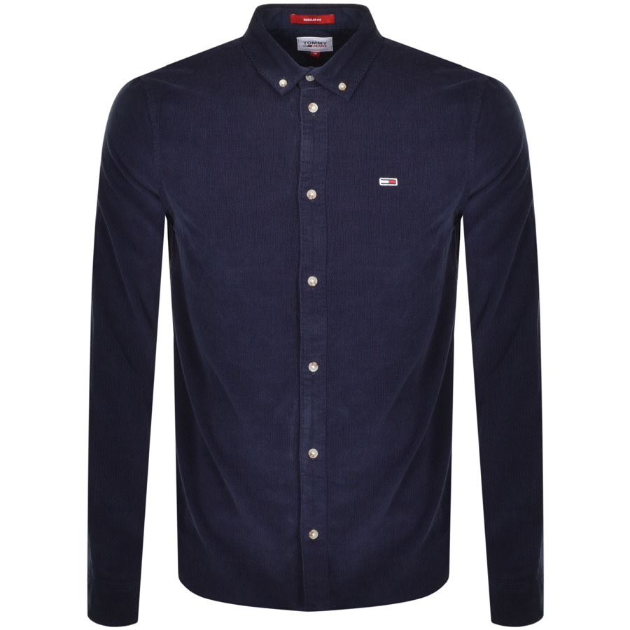 Alternative Image for ProductTommy Jeans Corduroy Long Sleeved Shirt Navy1